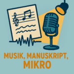 Musik, Manuskript, Mikro